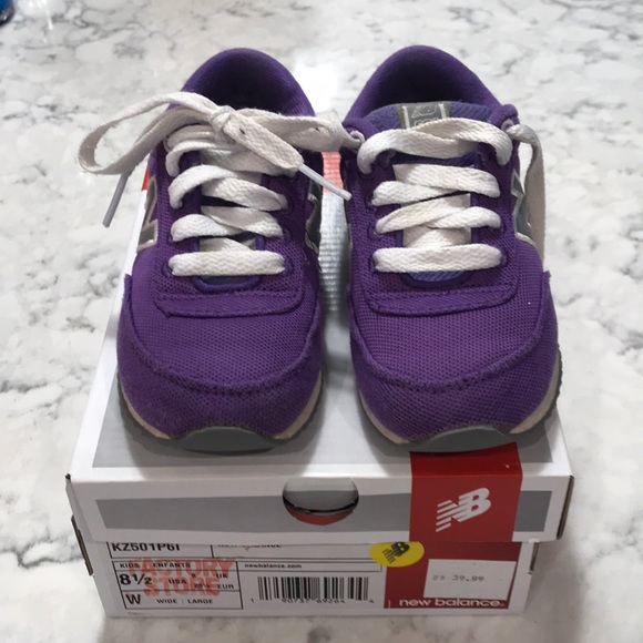 girls purple new balance